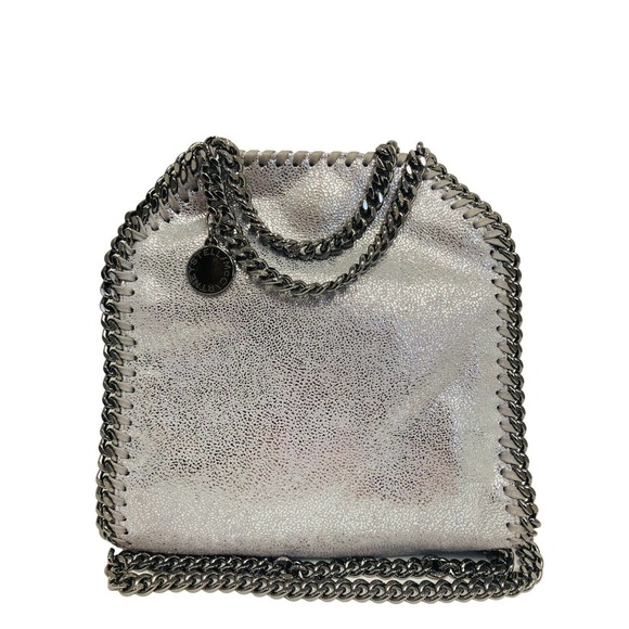 Stella McCartney Silver Crossbody Bag - Picture 1 of 7